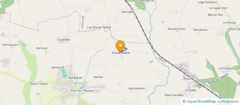 localisation de l'entreprise MONSIEUR HERVE THOMAS  LE TREVOUX