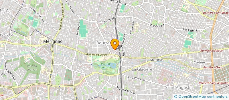 localisation de l'entreprise MONSIEUR HERVE THOREAU  MERIGNAC