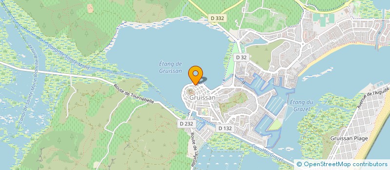 localisation de l'entreprise MONSIEUR HERVE TINE  GRUISSAN