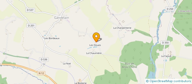 localisation de l'entreprise MONSIEUR HERVE TIREL à LA FERRIERE-BOCHARD