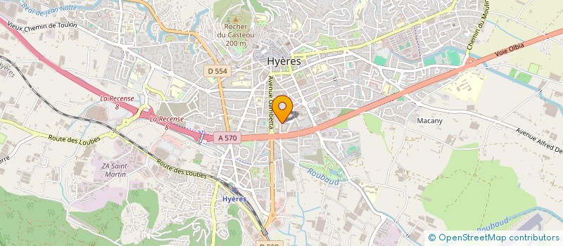 localisation de l'entreprise MONSIEUR HERVE TOCE à HYERES