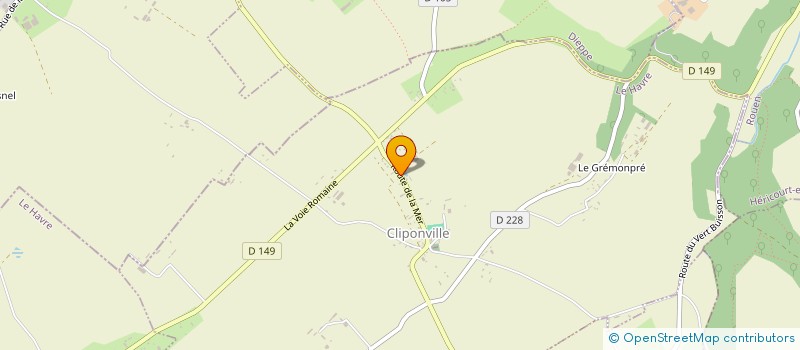 localisation de l'entreprise MONSIEUR HERVE TOMIN  CLIPONVILLE