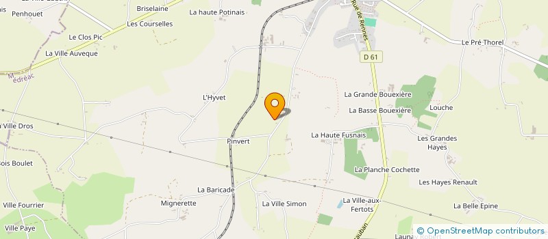 localisation de l'entreprise MONSIEUR HERVE TOSTIVINT à MEDREAC