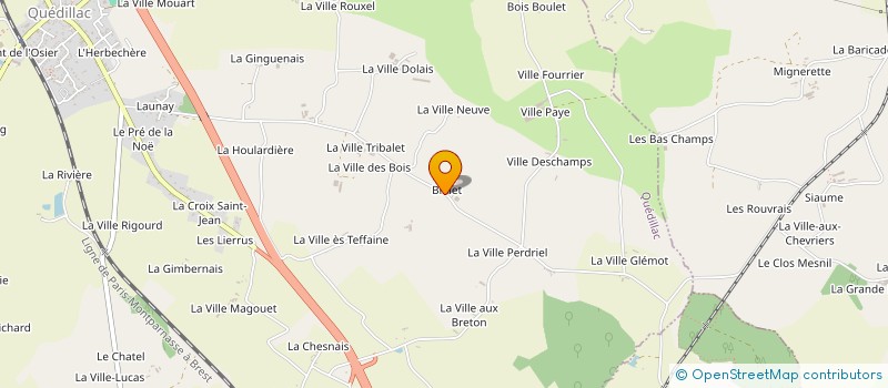 localisation de l'entreprise MONSIEUR HERVE TOXE  QUEDILLAC