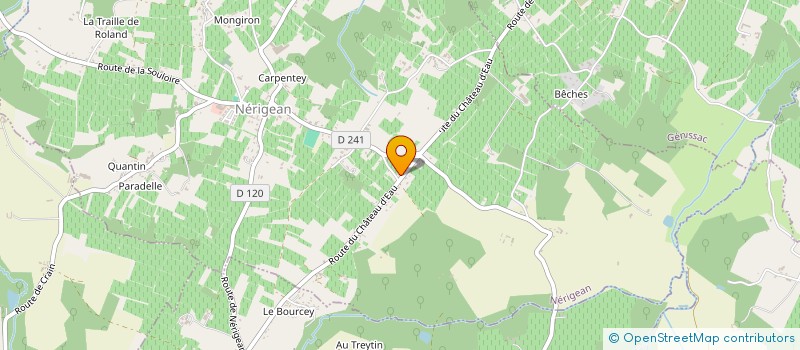 localisation de l'entreprise MONSIEUR HERVE TRAVARD  NERIGEAN