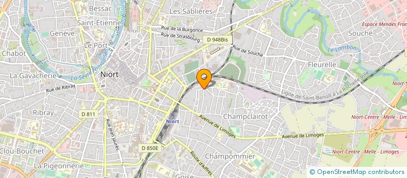 localisation de l'entreprise MONSIEUR HERVE TREBOSSEN à NIORT