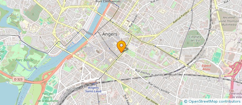 localisation de l'entreprise MONSIEUR HERVE TREHARD à ANGERS