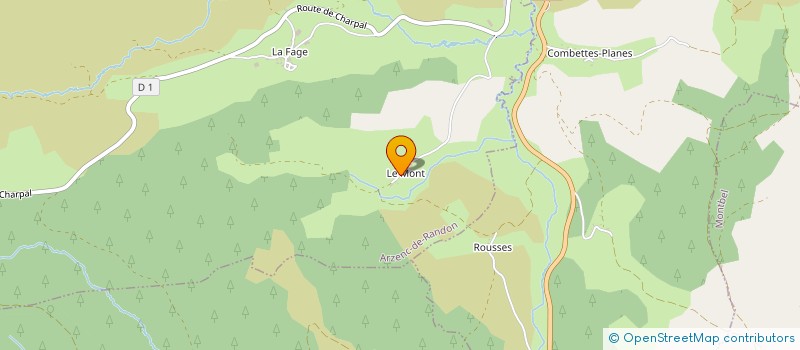 localisation de l'entreprise MONSIEUR HERVE TREMOULET  CHAUDEYRAC