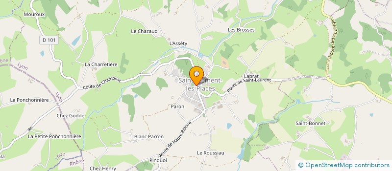 localisation de l'entreprise MONSIEUR HERVE TRENTO  SAINT-CLEMENT-LES-PLACES