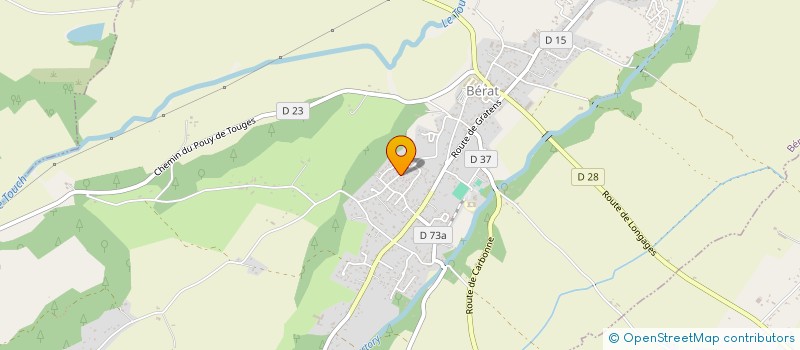 localisation de l'entreprise MONSIEUR HERVE TRESSARIEU  BERAT