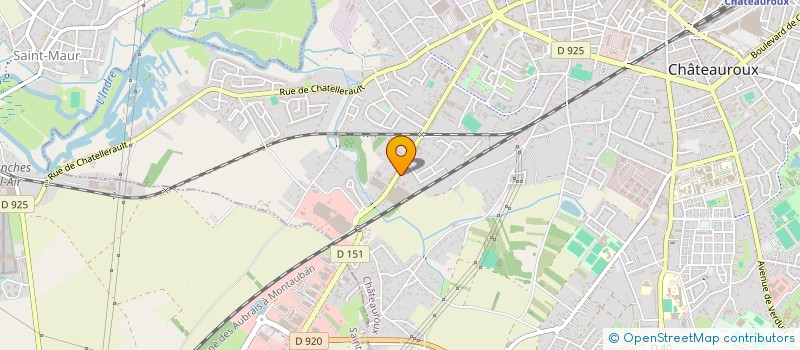 localisation de l'entreprise MONSIEUR HERVE TROUVE à CHATEAUROUX