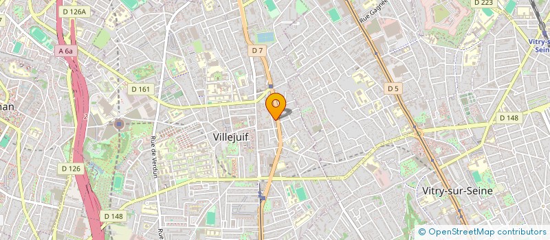 localisation de l'entreprise MONSIEUR HERVE TRUTTMANN  VILLEJUIF