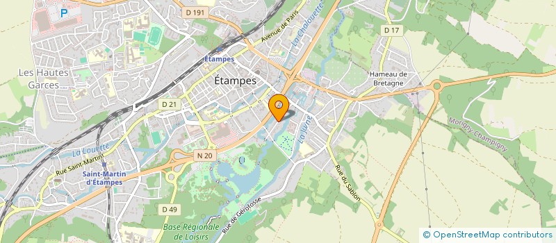 localisation de l'entreprise MONSIEUR HERVE TSHIAMALA MALEMBA  ETAMPES