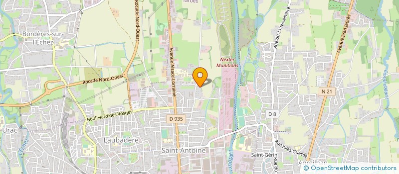 localisation de l'entreprise MONSIEUR HERVE TUBIANO  TARBES