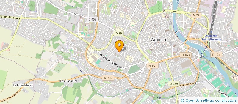 localisation de l'entreprise MONSIEUR HERVE TUCKI à AUXERRE