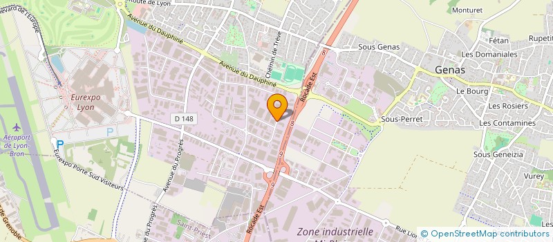 localisation de l'entreprise MONSIEUR HERVE TUREK  CHASSIEU