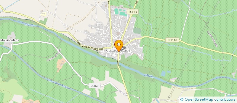 localisation de l'entreprise MONSIEUR HERVE URIOL  CUXAC-D'AUDE