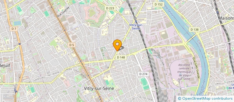 localisation de l'entreprise MONSIEUR HERVE VALERY BINDZI ZANGA  VITRY-SUR-SEINE