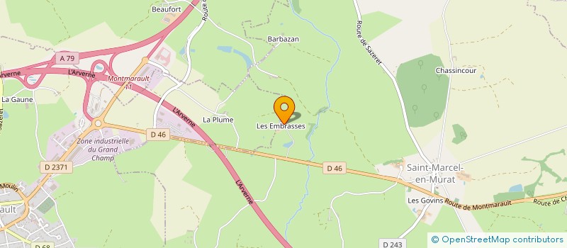 localisation de l'entreprise MONSIEUR HERVE VALETTE  SAINT-MARCEL-EN-MURAT