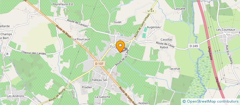 localisation de l'entreprise MONSIEUR HERVE VAN TROYS  VIRSAC