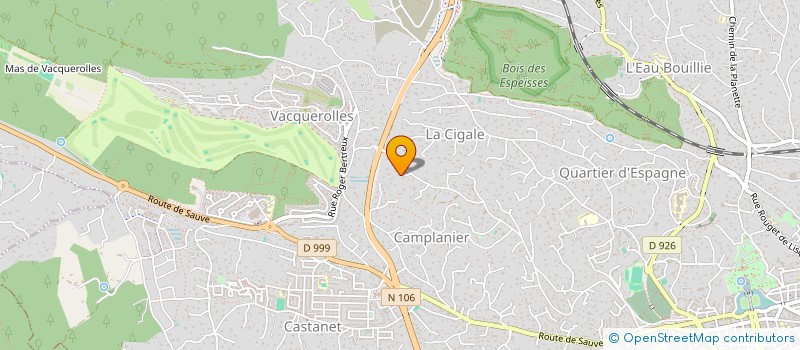 localisation de l'entreprise MONSIEUR HERVE VANDREBECQ  NIMES