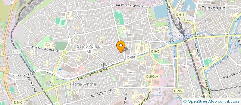 localisation de l'entreprise MONSIEUR HERVE VANELLE à DUNKERQUE