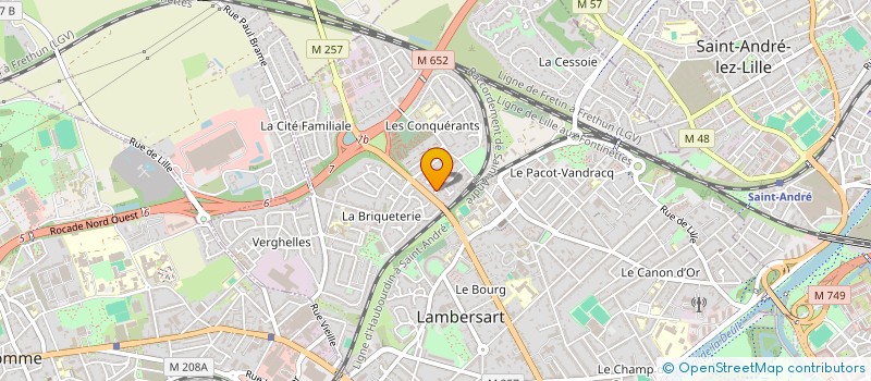 localisation de l'entreprise MONSIEUR HERVE VANHERPE à LAMBERSART