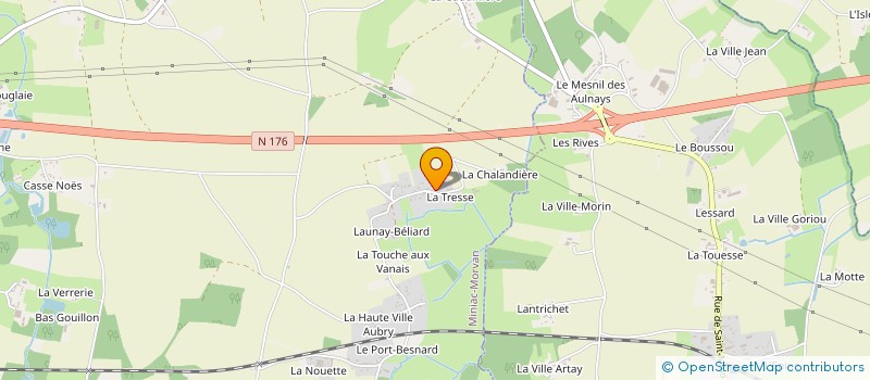 localisation de l'entreprise MONSIEUR HERVE VANWAELSCAPPEL  MINIAC-MORVAN