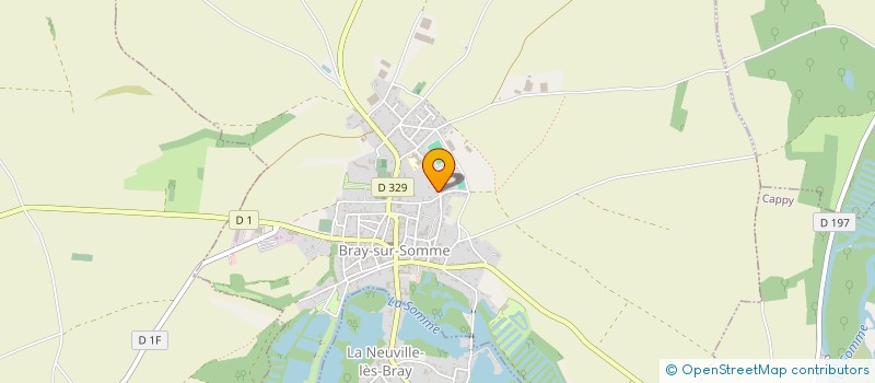 localisation de l'entreprise MONSIEUR HERVE VAQUETTE  BRAY-SUR-SOMME