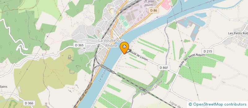 localisation de l'entreprise MONSIEUR HERVE VAREILLE à LA VOULTE-SUR-RHONE