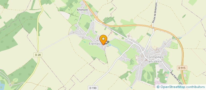 localisation de l'entreprise MONSIEUR HERVE VARNEDE  FREMECOURT