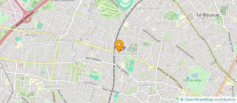 localisation de l'entreprise MONSIEUR HERVE VAUGELADE  MERIGNAC