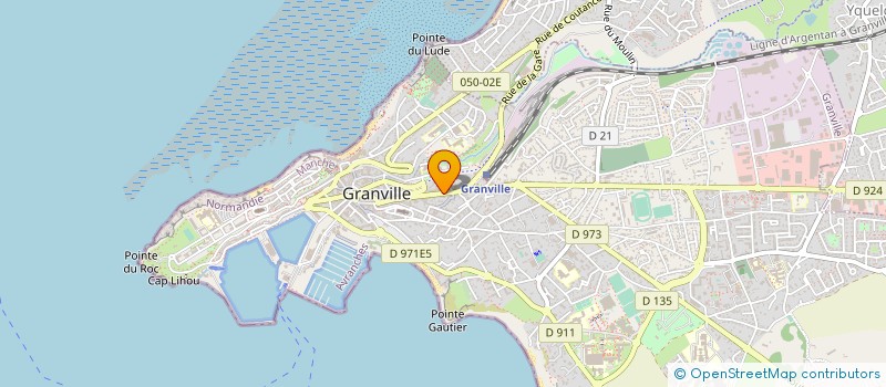 localisation de l'entreprise MONSIEUR HERVE VERRAT  GRANVILLE