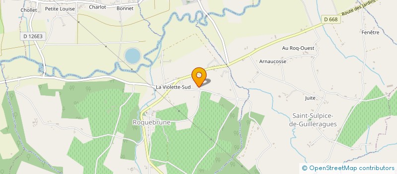 localisation de l'entreprise MONSIEUR HERVE VERSPIEREN  ROQUEBRUNE