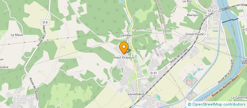 localisation de l'entreprise MONSIEUR HERVE VICAIRE  LALINDE