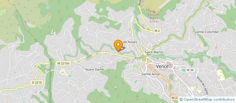 localisation de l'entreprise MONSIEUR HERVE VIE à VENCE