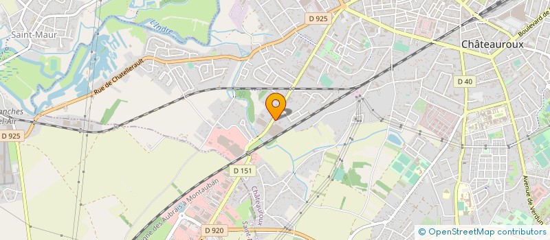 localisation de l'entreprise MONSIEUR HERVE VIEZ à CHATEAUROUX