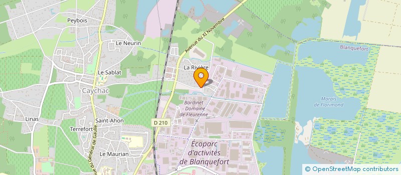 localisation de l'entreprise MONSIEUR HERVE VIGEOLAS à BLANQUEFORT
