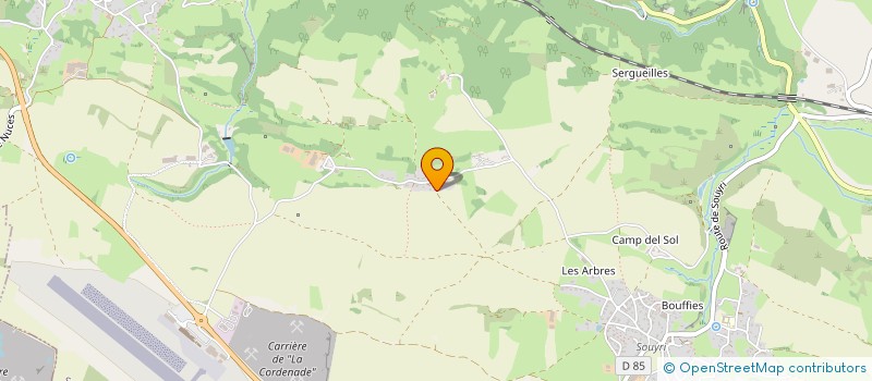 localisation de l'entreprise MONSIEUR HERVE VIGOUROUX  SALLES-LA-SOURCE