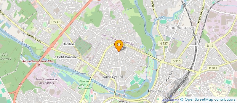 localisation de l'entreprise MONSIEUR HERVE VILLATTE à ANGOULEME