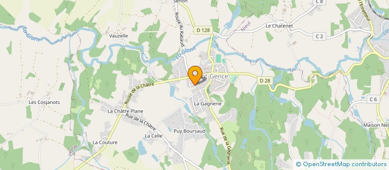 localisation de l'entreprise MONSIEUR HERVE VILLENEUVE à SAINT-GENCE