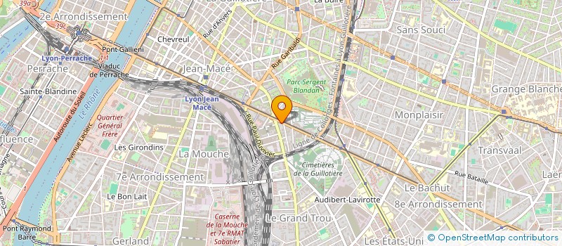 localisation de l'entreprise MONSIEUR HERVE VILLETTE  LYON