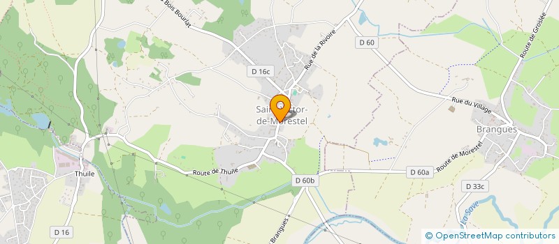 localisation de l'entreprise MONSIEUR HERVE VIOLLET à SAINT-VICTOR-DE-MORESTEL