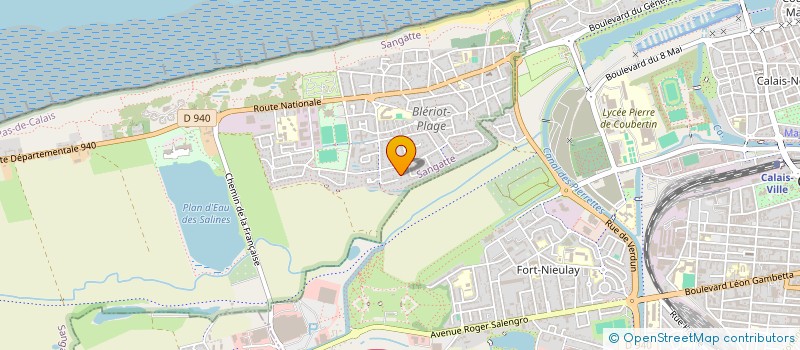 localisation de l'entreprise MONSIEUR HERVE VLAMYNCK  SANGATTE