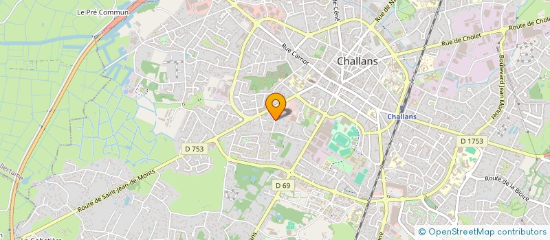 localisation de l'entreprise MONSIEUR HERVE VOLONDAT à CHALLANS