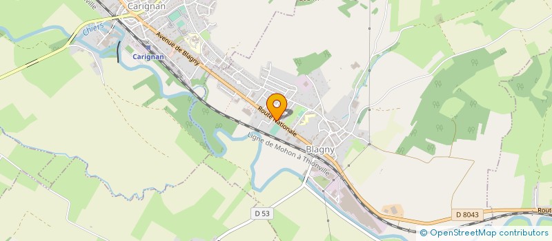 localisation de l'entreprise MONSIEUR HERVE WACZECKA  BLAGNY