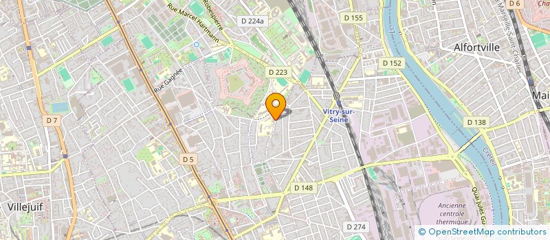 localisation de l'entreprise MONSIEUR HERVE WANDJA  VITRY-SUR-SEINE