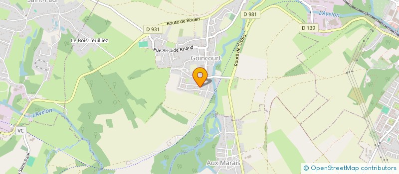 localisation de l'entreprise MONSIEUR HERVE WARHEM  GOINCOURT