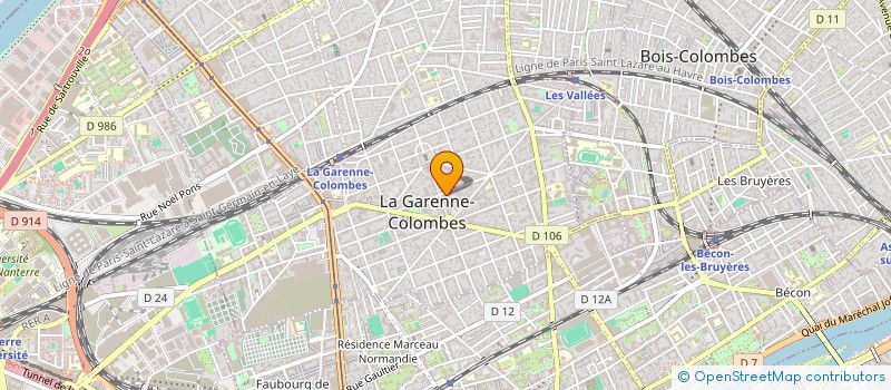 localisation de l'entreprise MONSIEUR HERVE WITASSE à LA GARENNE-COLOMBES