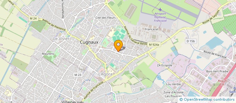 localisation de l'entreprise MONSIEUR HERVE YOL  CUGNAUX